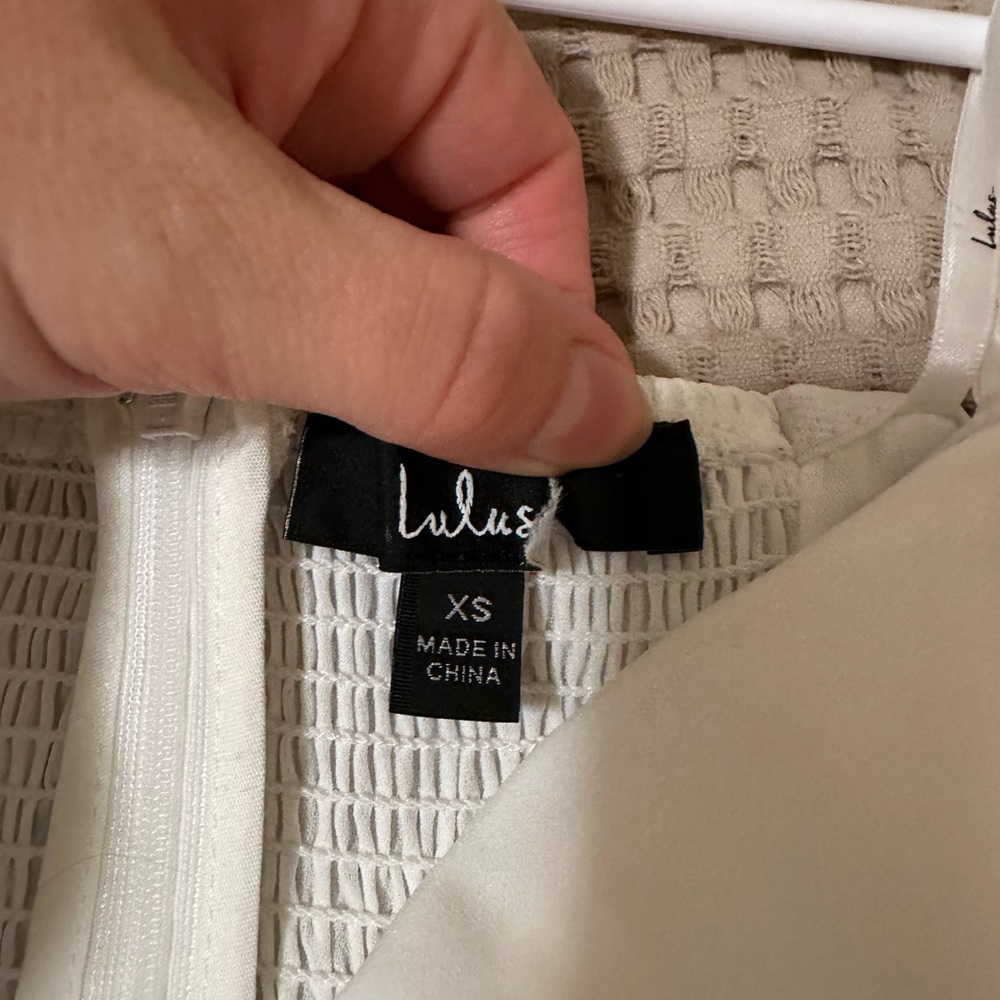 Lulu's White Off-Shoulder Mini Dress - Picture 4 of 5